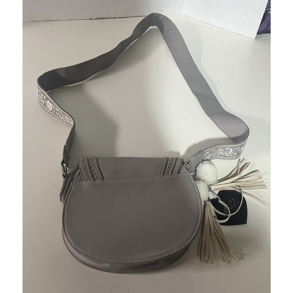 Imoshion Handbag Shoulder‎ Crossbody Bag Gray NWT - Picture 3 of 8